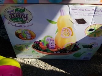 Farry garden windmill terrace toys girls