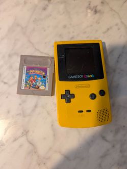 Gameboy color and one game