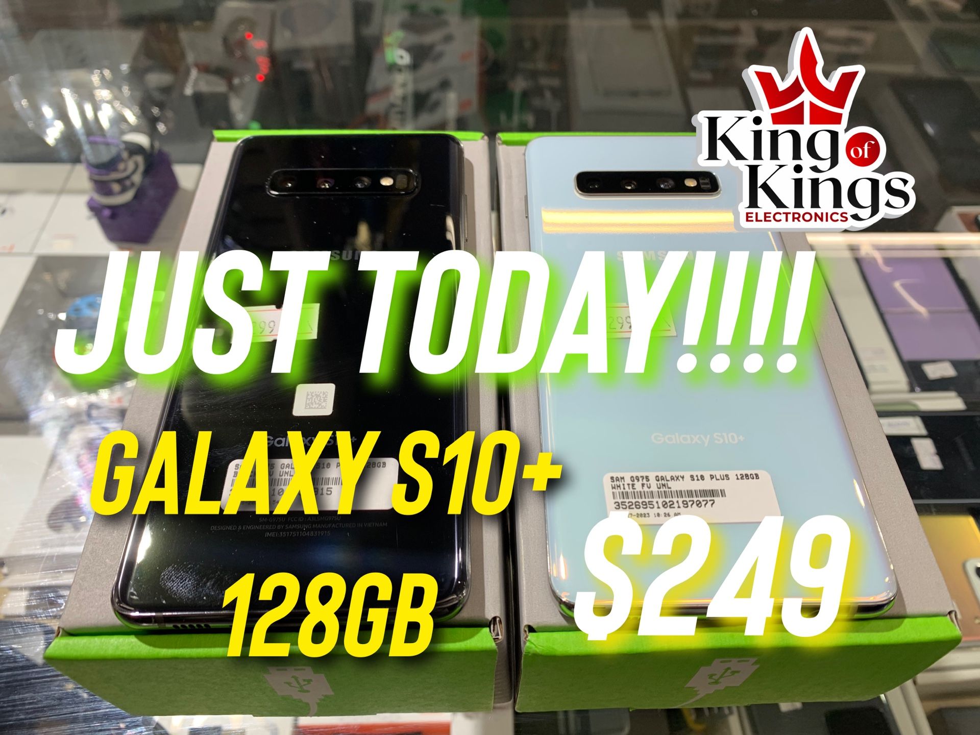 JUST TODAY!!!!! GALAXY S10+ 128GB