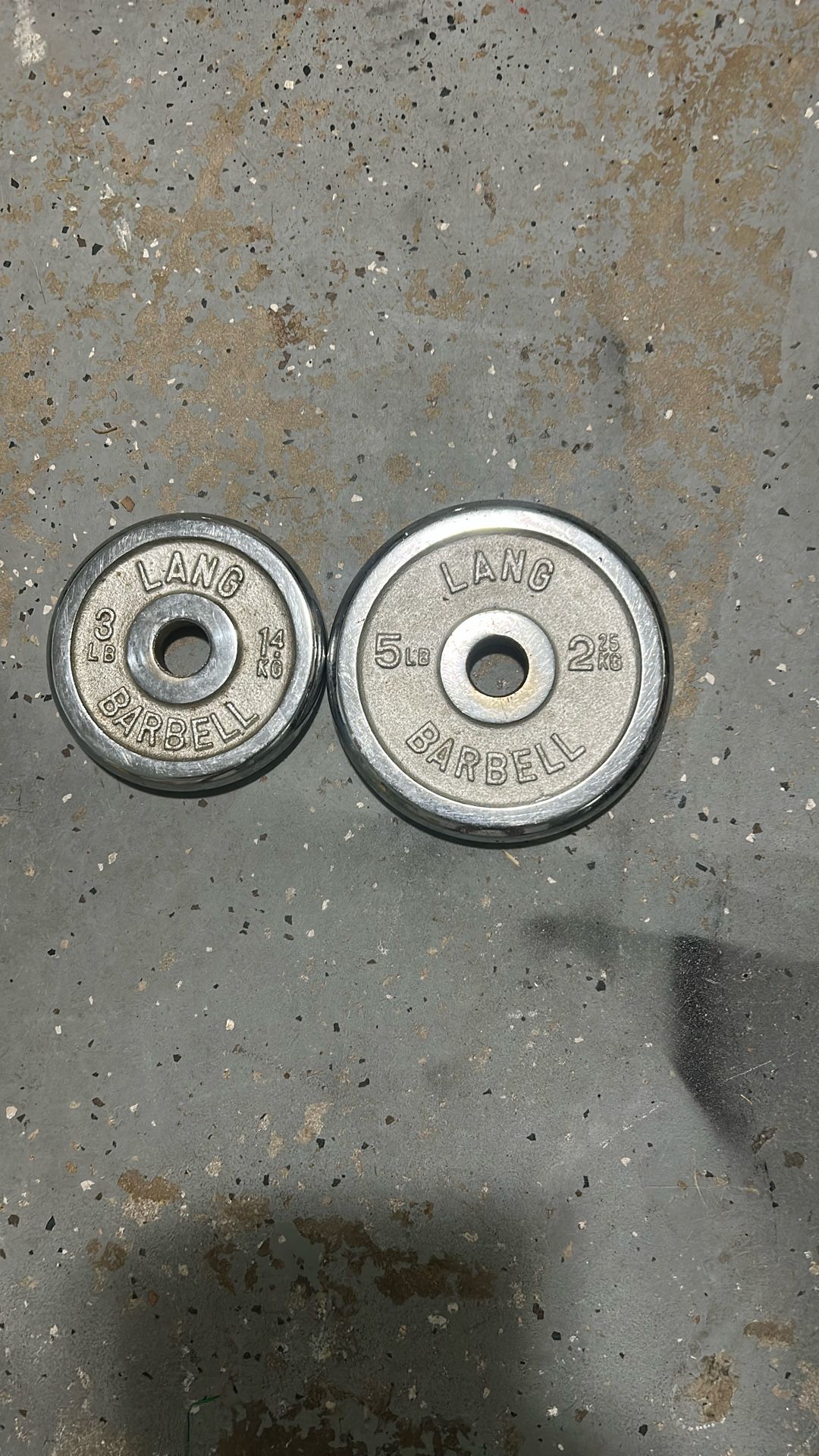 3 LB And 5 LB Lang Barbell