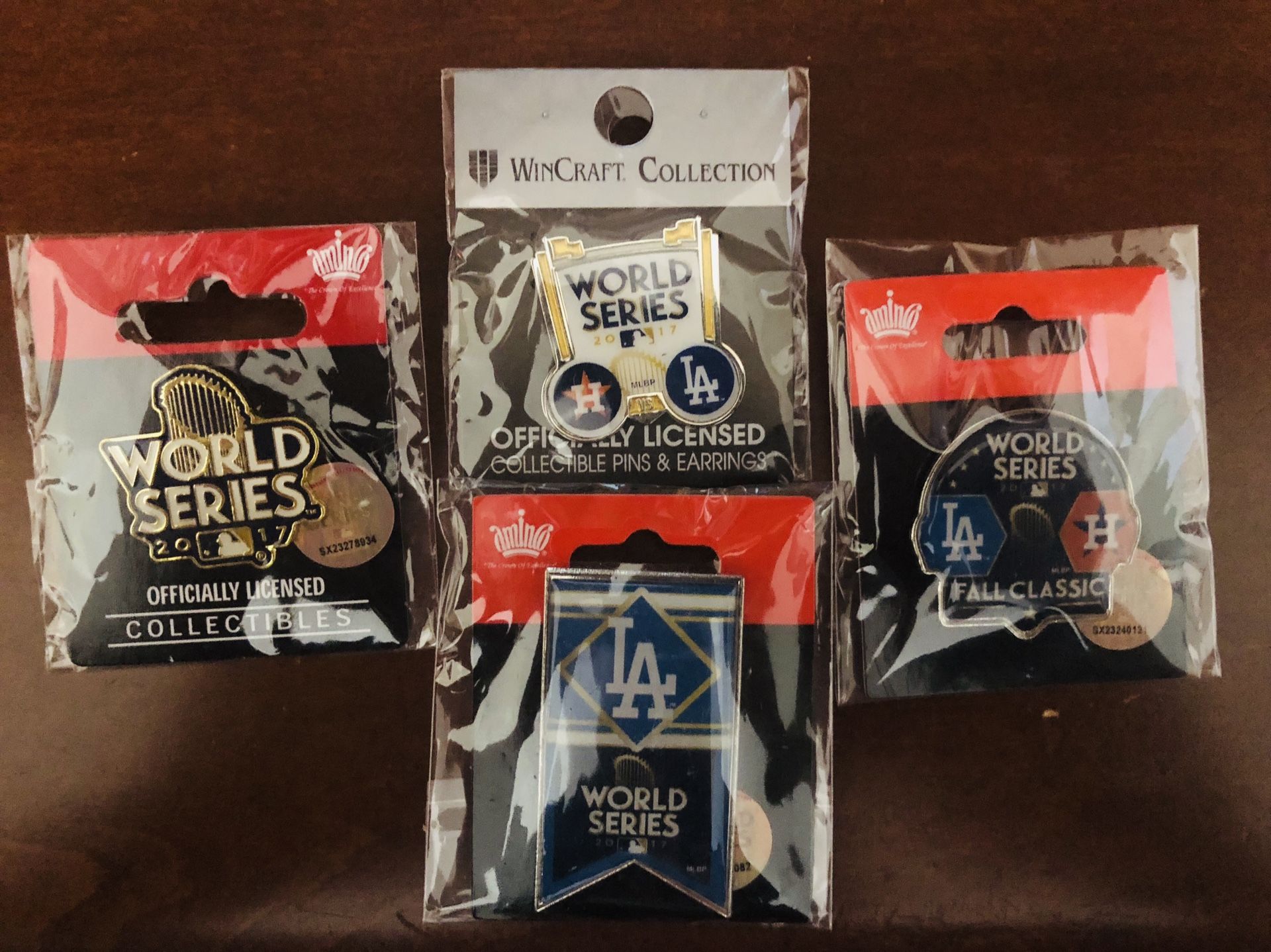 Dodgers World Series pins