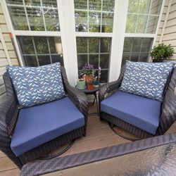 Outdoor Wicker Patio Chairs Cushions