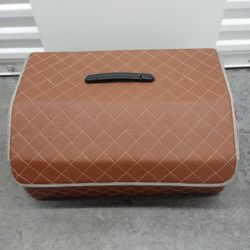 Car Trunk Organizer Storage Box Brown 21x12x11