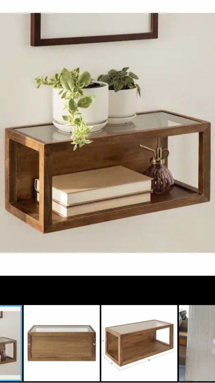 Floating Shelf New In Box 8”x18”