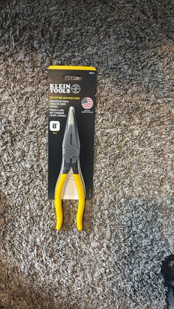 Klein Tools 8" Side-Cutting Long-Nose Pliers