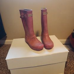 Pink Girls Hunter Boots Size UK2