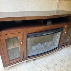 TV Stand Electric Fireplace