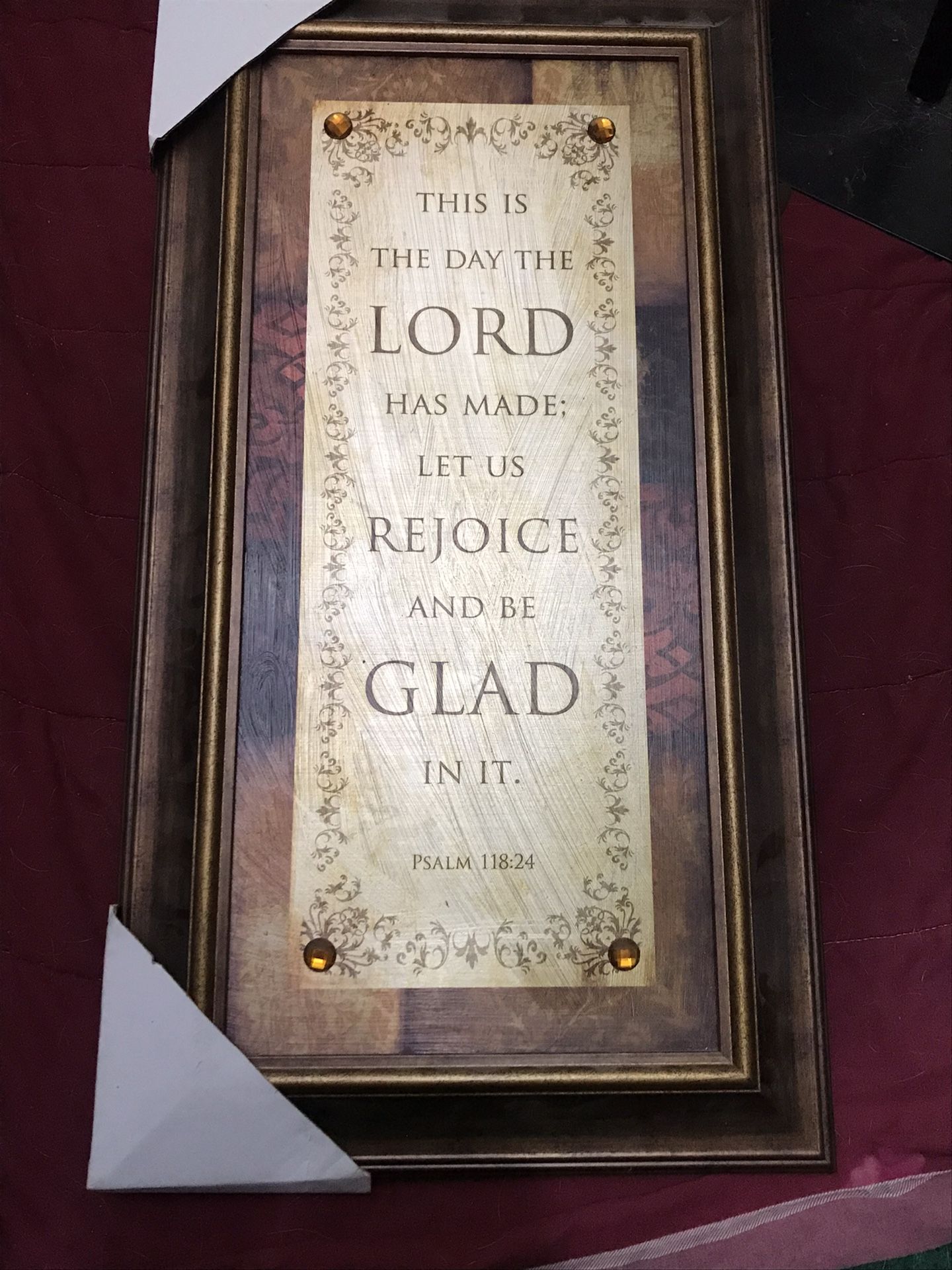 Psalm 118:24 Religious Decor