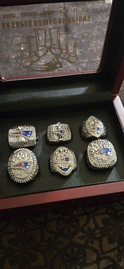 New england patriots nfl rings
