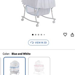 Dream On Me Lacy Portable 2-in-1 Bassinet