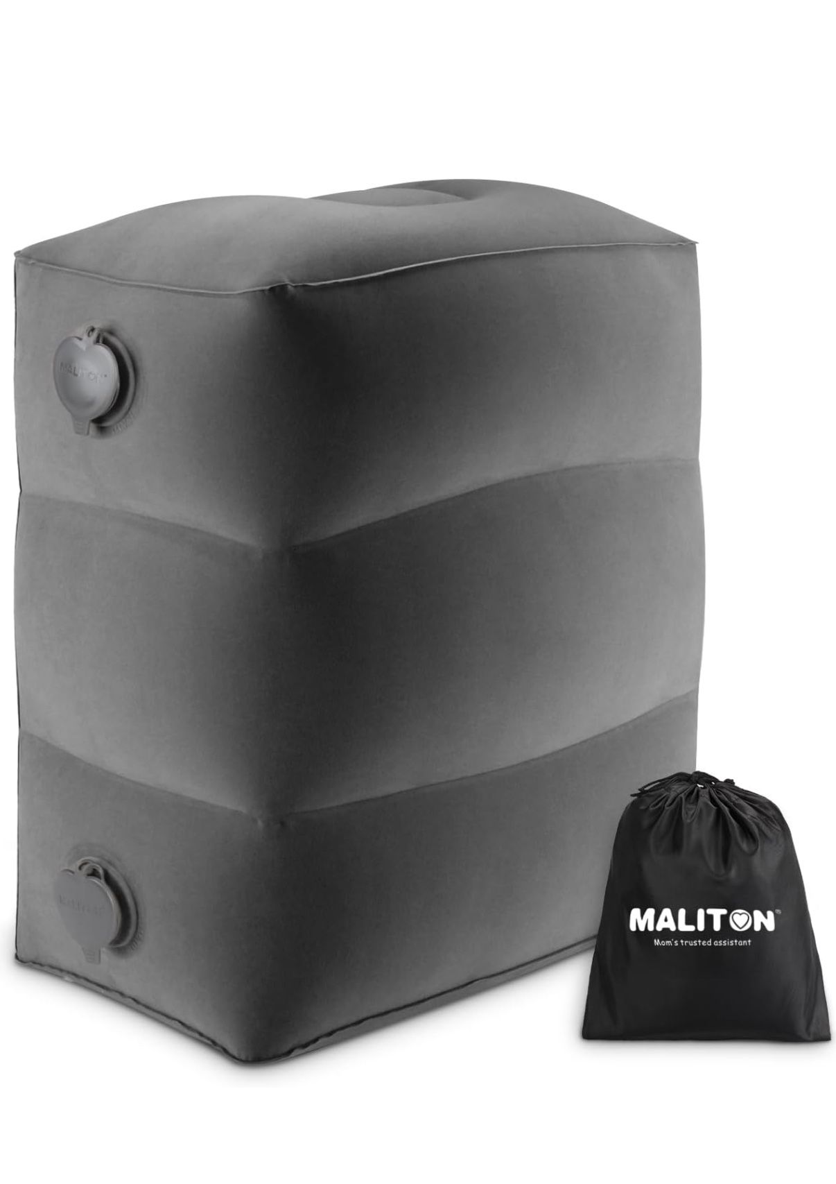 Inflatable Travel Foot Rest Pillow, Airplane Bed for Kids,