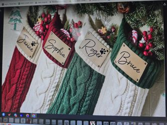 Custom Name Christmas Stocking