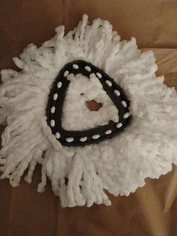 4 Replacement Microfiber Spin Mop Head Refill – Triangular Base, Washable