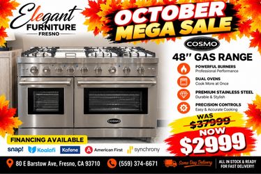 48” COSMO GAS RANGE