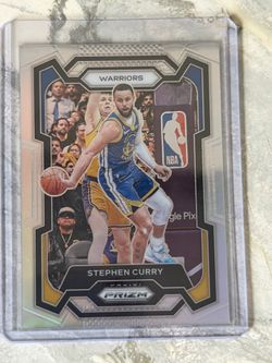2023-24 Panini Prizm Stephen Curry #119 Silver Prizm