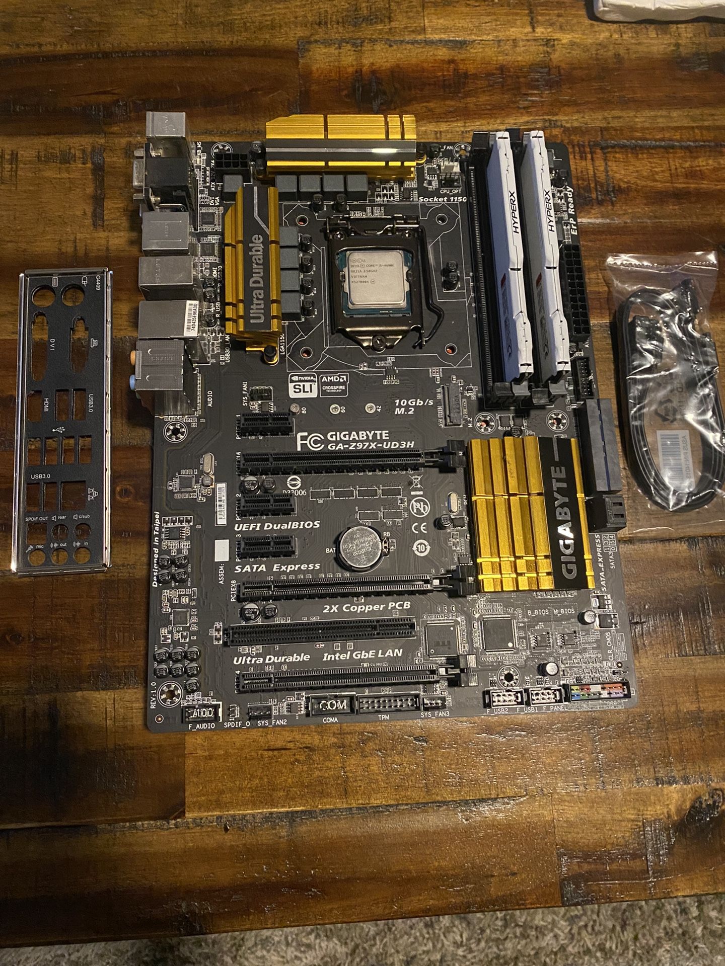 Bundle - Motherboard, Intel CPU, 16 GB ram