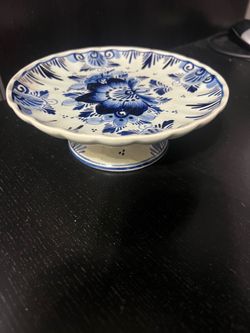 Delfts Blue Holland Handpainted Bowl Dish Floral