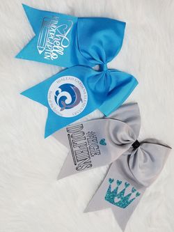 Back to school bows, hair bows, cheer bows, any style/character.