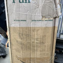 Brand New. 10” Full Size Mattress. Extra Support Hybrid MemoryFoam/innerspring 