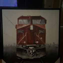 Kirkland Train Frame Wall Decor