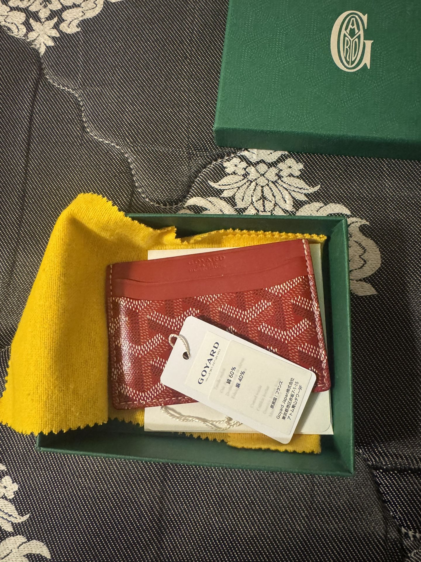 Authentic Goyard card Holder