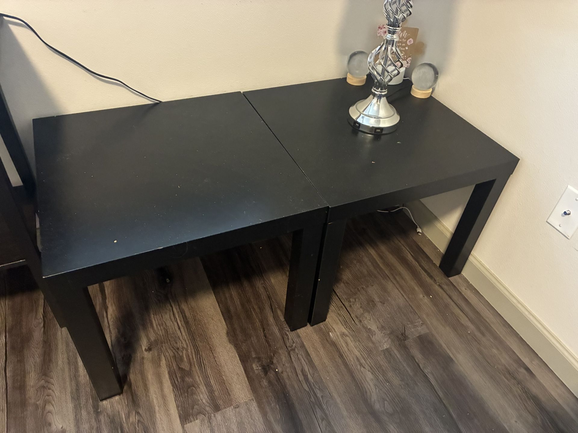 2 IKEA End Tables