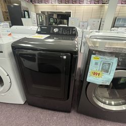 Gas Dryer, Samsung 27’ Wide 7.4 Cb Ft New Scratch Dents secadoras