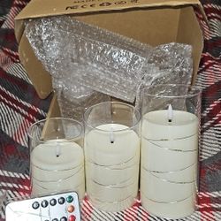 3 LED Stringlight Candle Set 