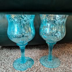 Blue Display Dishes