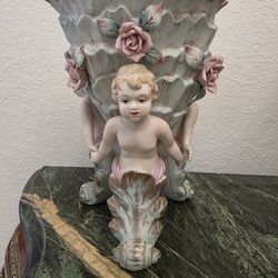 Capodimonte Porcelain Vases 