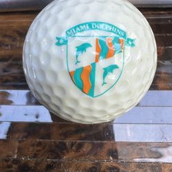 Vintage Miami Dolphins Crest logo golf Ball NFL