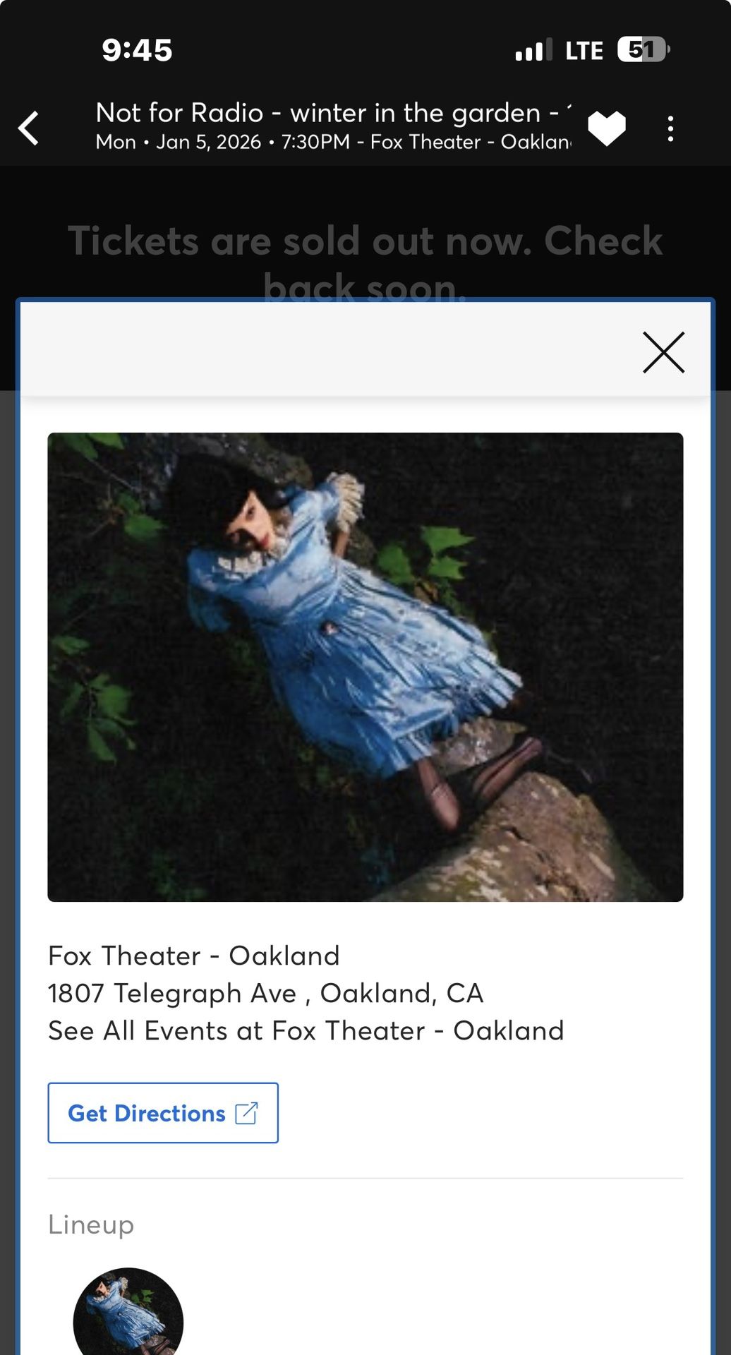 Not for Radio Concert Tix