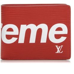 Louis Vuitton X Supreme Wallet Red 