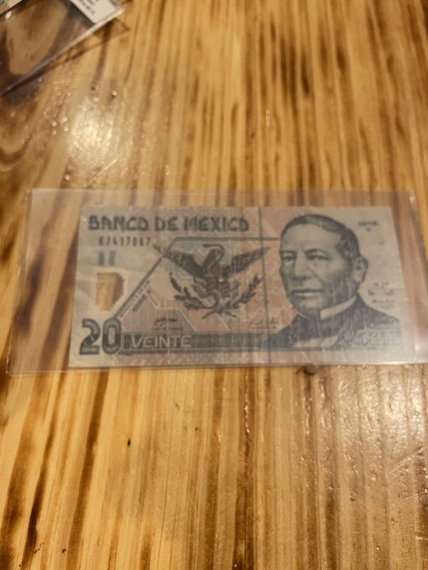 20 Pesos Mexican