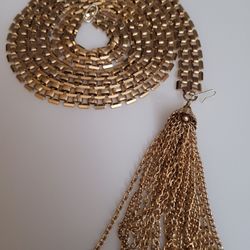 NAPIER Gold Plated Bikini Belt Vintage