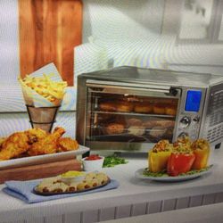 Lag EMERIL LAGASSE EVERYDAY 360 AIR FRYER 360 QUICK COOK XL CAPACITY, 12 PRE-SET COOKING FUNCTIONS, ROTISSERIE, BROIL, PIZZA, SLOw Cooking, Toa