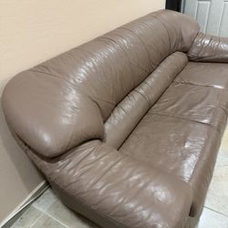 Leather sofas