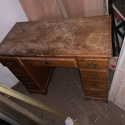 Antique Dresser Sewing Machine 