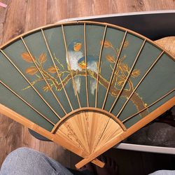 Vintage hand-painted wall fans
