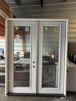 New exterior double French doors 74 x 94