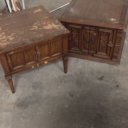 Wood Side Tables  