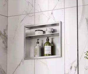18 in. W x 14 in. H x 4 in. D Waterproof Recessed Shower Niche