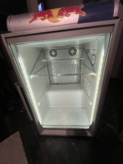 Red Bull mini fridge
