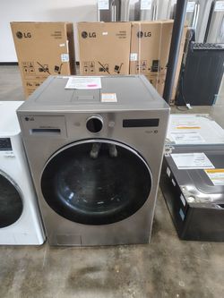 LG 5.0cu .ft. LG Mega Capacity Smart Front Load Electric All-in-One Washer Dryer Combo
