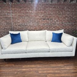 Delivery Available large white sofa couch
