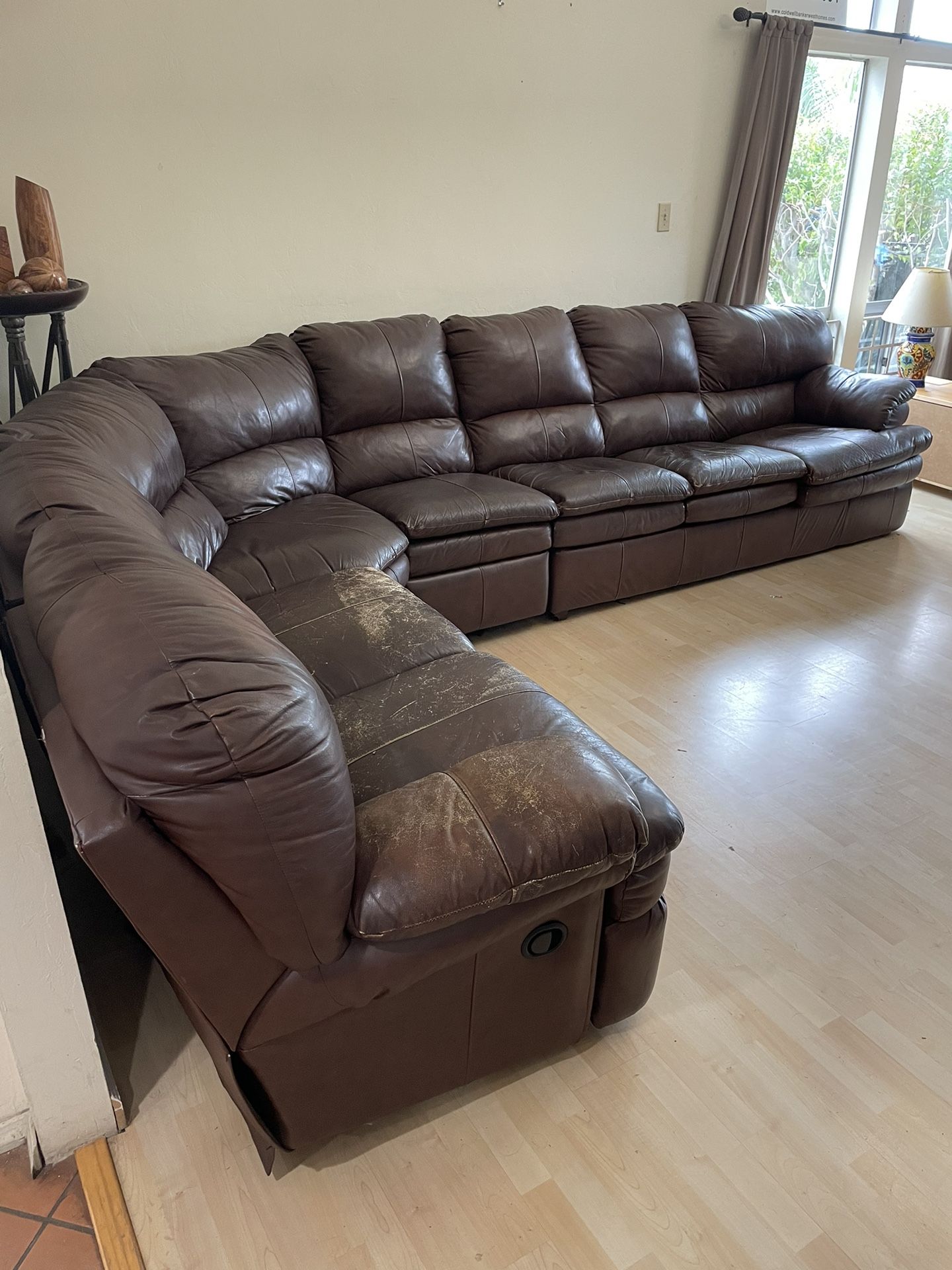 Leather Living Room Set (Futon)