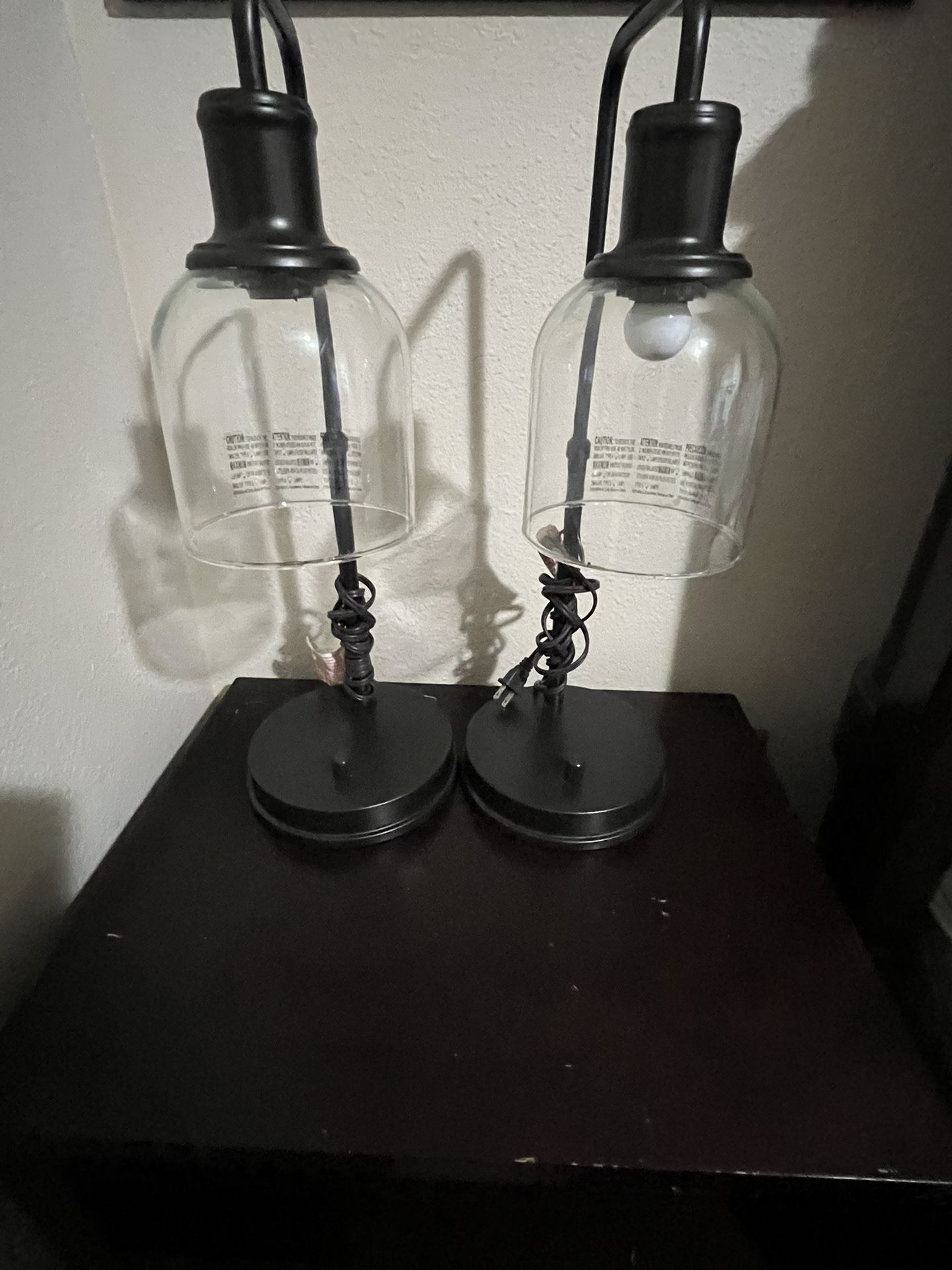 2 Lamps  With USB 