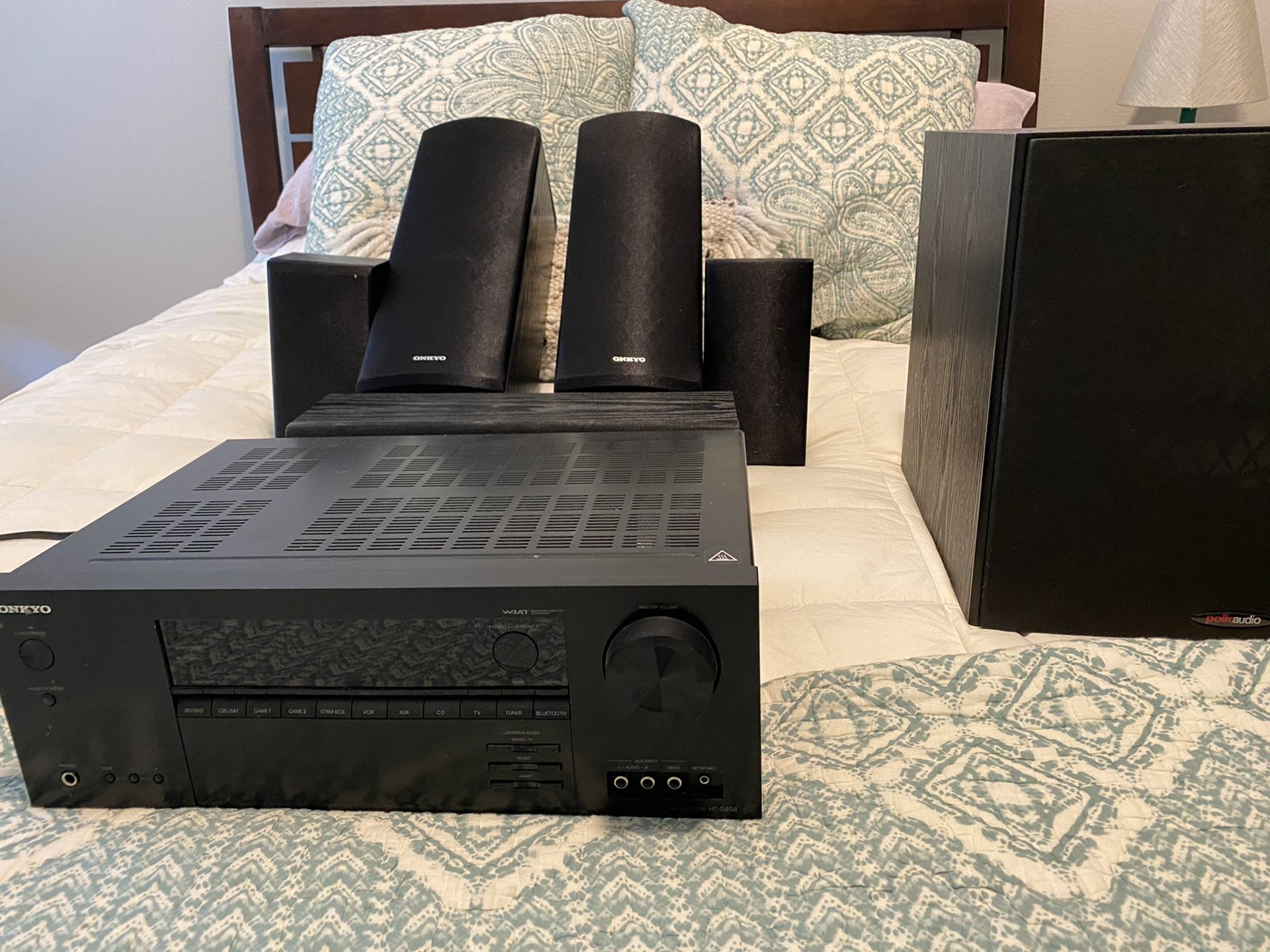PRICE DROP: 5.1.2 Dolby Atmos Surround Sound System with upgraded Subwoofer and stands