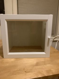 Billy Height Extension Unit & Oxberg Glass Door