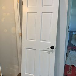 30 X80 solid wood door.